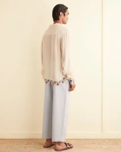 Shirts<BODE Flowering Liana Long Sleeve Shirt Cream/Multi