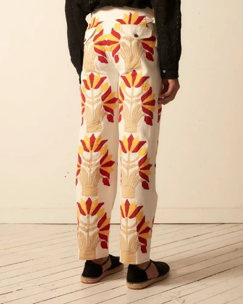 Trousers & Pants<BODE Foliage Applique Trousers