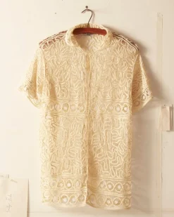 Shirts<BODE Formal Threadwork Short Sleeve Shirt