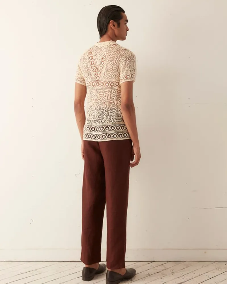 Shirts<BODE Formal Threadwork Short Sleeve Shirt