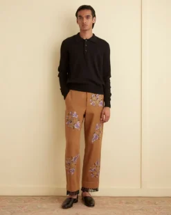 Trousers & Pants<BODE Fringed Autumn Royal Trousers Brown