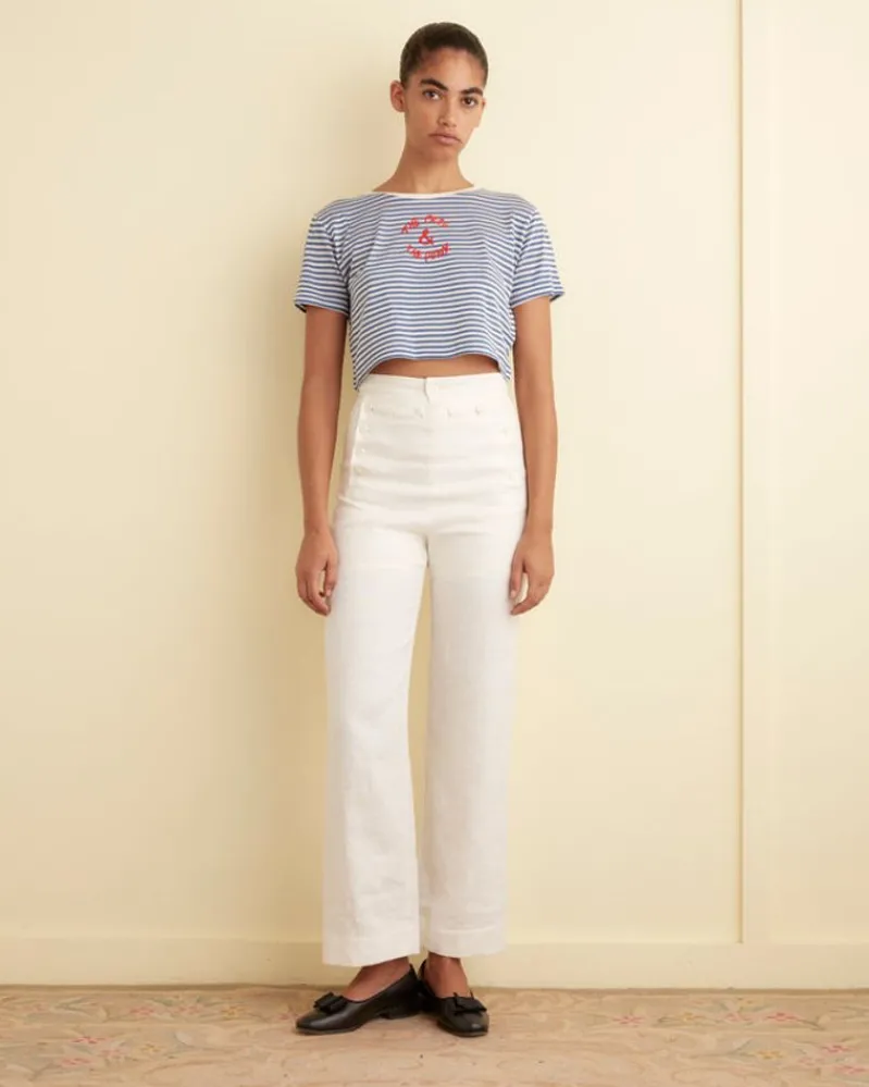 Cut And Sew<BODE Frog And Pony Tee Blue