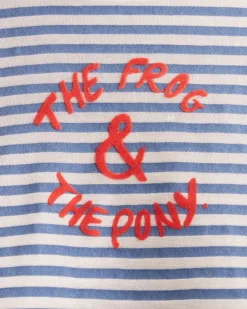 Cut And Sew<BODE Frog And Pony Tee Blue