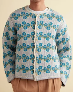 Knitwear<BODE Garden Cardigan - Blue Multi