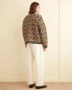 Knitwear<BODE Garden Cardigan - Green Multi