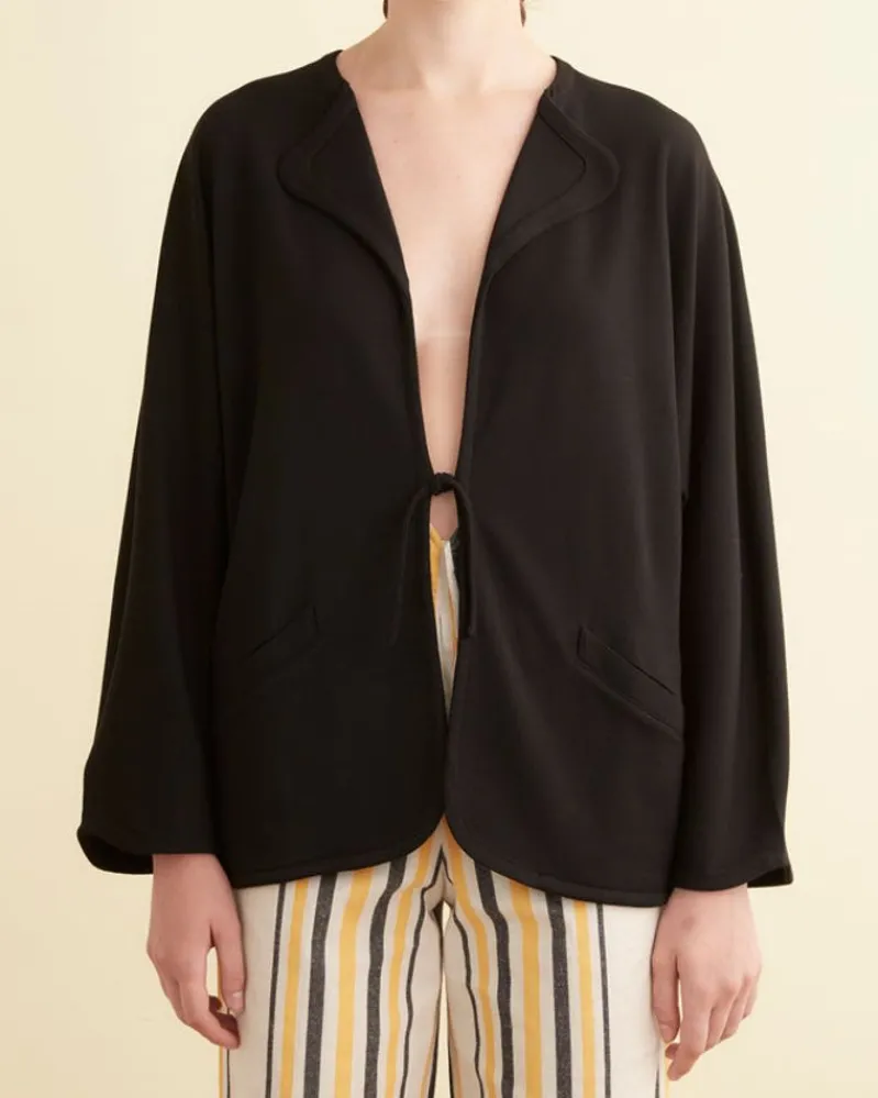 Cut And Sew<BODE Garrison Jacket Black
