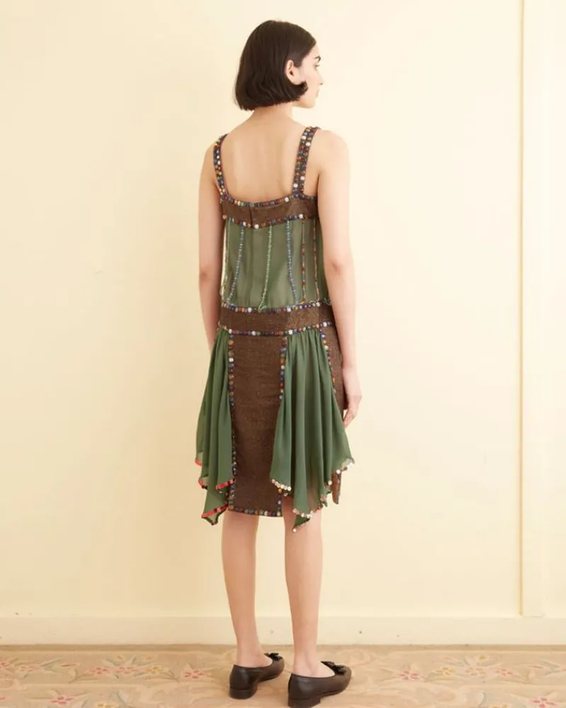 Dresses<BODE Gem Jarvis Dress Emerald