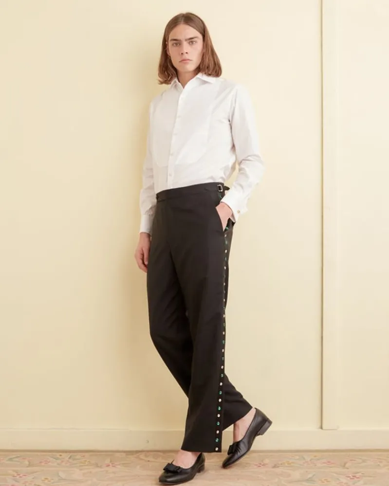 Suiting<BODE Gem Tuxedo Trousers Black