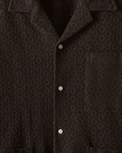 Shirts<BODE Geo Lace Overshirt - Black