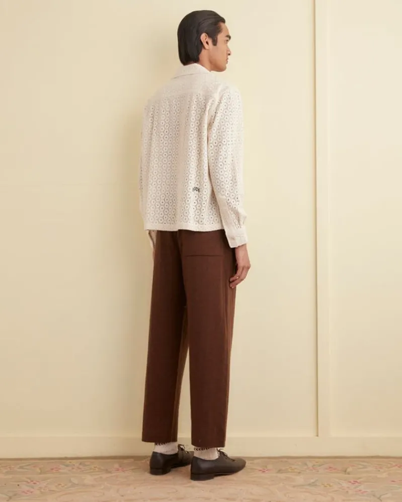 Shirts<BODE Geo Lace Overshirt - Ecru