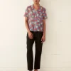 Shirts<BODE Geo Poppy Short Sleeve Shirt Blue