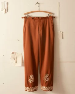 Trousers & Pants<BODE Gilded Floral Suiting Trouser