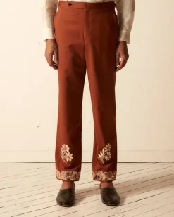 Trousers & Pants<BODE Gilded Floral Suiting Trouser