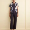 Shirts<BODE Goldfield Short Sleeve Shirt Blue