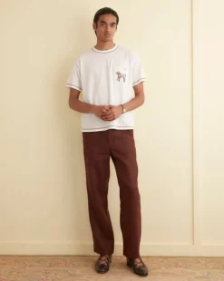 Cut & Sew<BODE Griffon Pocket Tee White