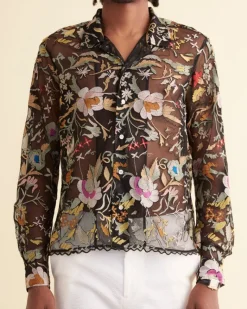 Shirts<BODE Heirloom Floral Long Sleeve Shirt Multi