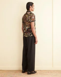 Shirts<BODE Heirloom Floral Short Sleeve Shirt Multi