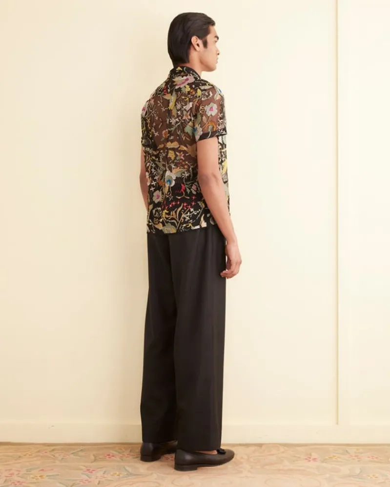Shirts<BODE Heirloom Floral Short Sleeve Shirt Multi