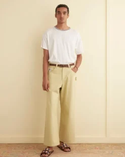 Trousers & Pants<BODE Herringbone Knolly Brook Trousers Green