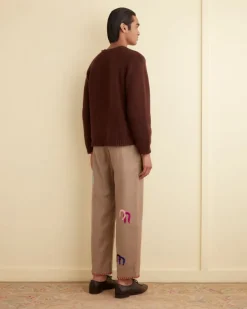 Trousers & Pants<BODE Horseshoe Trousers Oatmeal