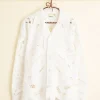 Shirts<BODE Hosta Cutwork Long Sleeve Shirt - Xs White