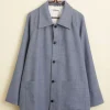 Outerwear<BODE Houndstooth Heather Jacket - M Blue
