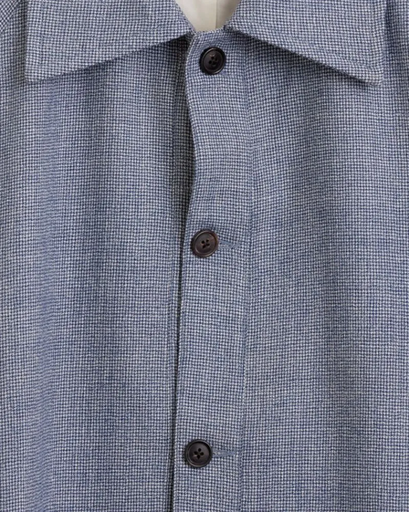 Outerwear<BODE Houndstooth Heather Jacket - M Blue