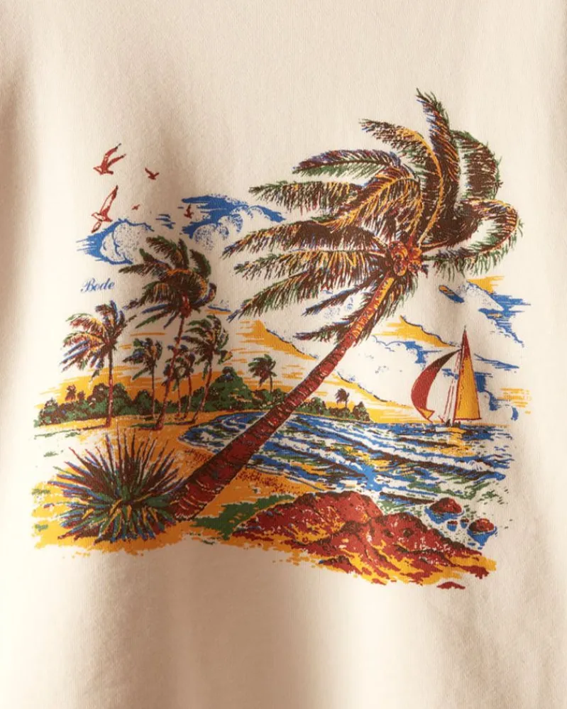 Cut & Sew<BODE Island Crewneck Cream
