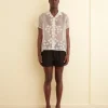 Shirts<BODE Ivy Applique Short Sleeve Shirt White