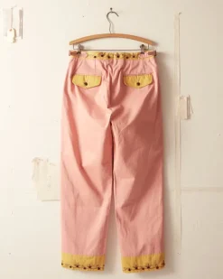 Trousers & Pants<BODE Jeweled Ivy Trousers Pink