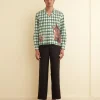 Shirts<BODE Jockey Diamond Long Sleeve Shirt Green/Multi