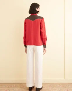 Tops<BODE Jumper Western Shirt Red