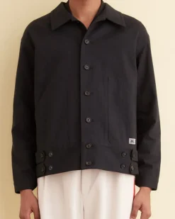 Outerwear<BODE Knolly Brook Side Tab Jacket Black