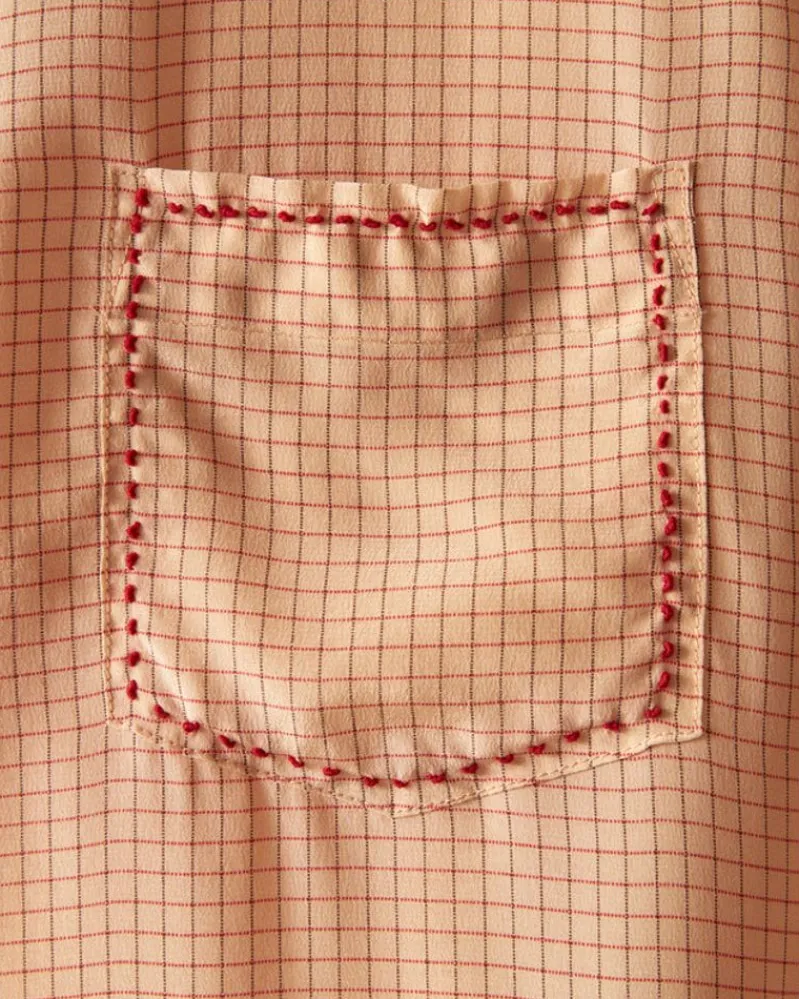 Shirts<BODE Knot Grid Short Sleeve Shirt