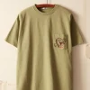 Cut & Sew<BODE Leafwing Pocket Tee - Mint