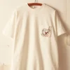 Cut & Sew<BODE Leafwing Pocket Tee - White
