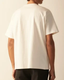 Cut & Sew<BODE Leafwing Pocket Tee - White
