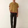 Shirts<BODE Lemon Paisley Short Sleeve Shirt
