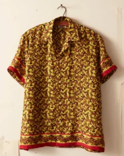 Shirts<BODE Lemon Paisley Short Sleeve Shirt