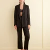 Outerwear<BODE Linen Double-Breasted Suit Jacket - Black