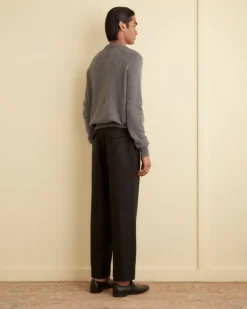 Suiting<BODE Linen Suiting Trousers - Black