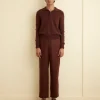 Suiting<BODE Linen Suiting Trousers - Chocolate