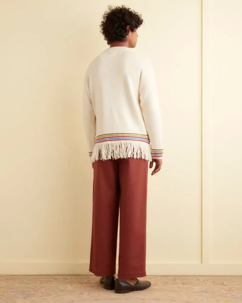 Knitwear<BODE Loop Edge Pullover Cream
