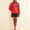 Outerwear<BODE Lucky Horseshoe Pullover Red/Black