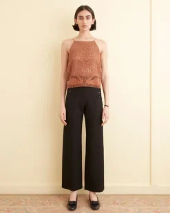 Tops<BODE Mansfield Tank Brown