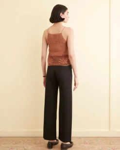 Tops<BODE Mansfield Tank Brown