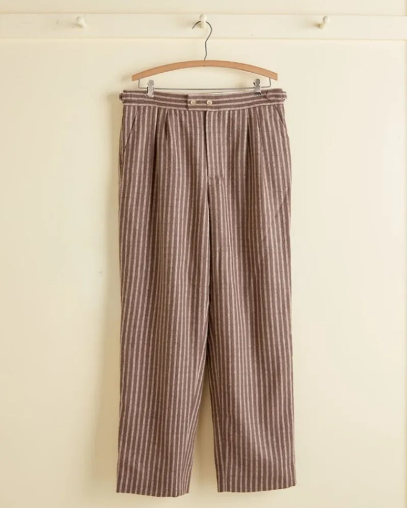 Trousers & Pants<BODE Maple Bark Stripe Trousers Multi