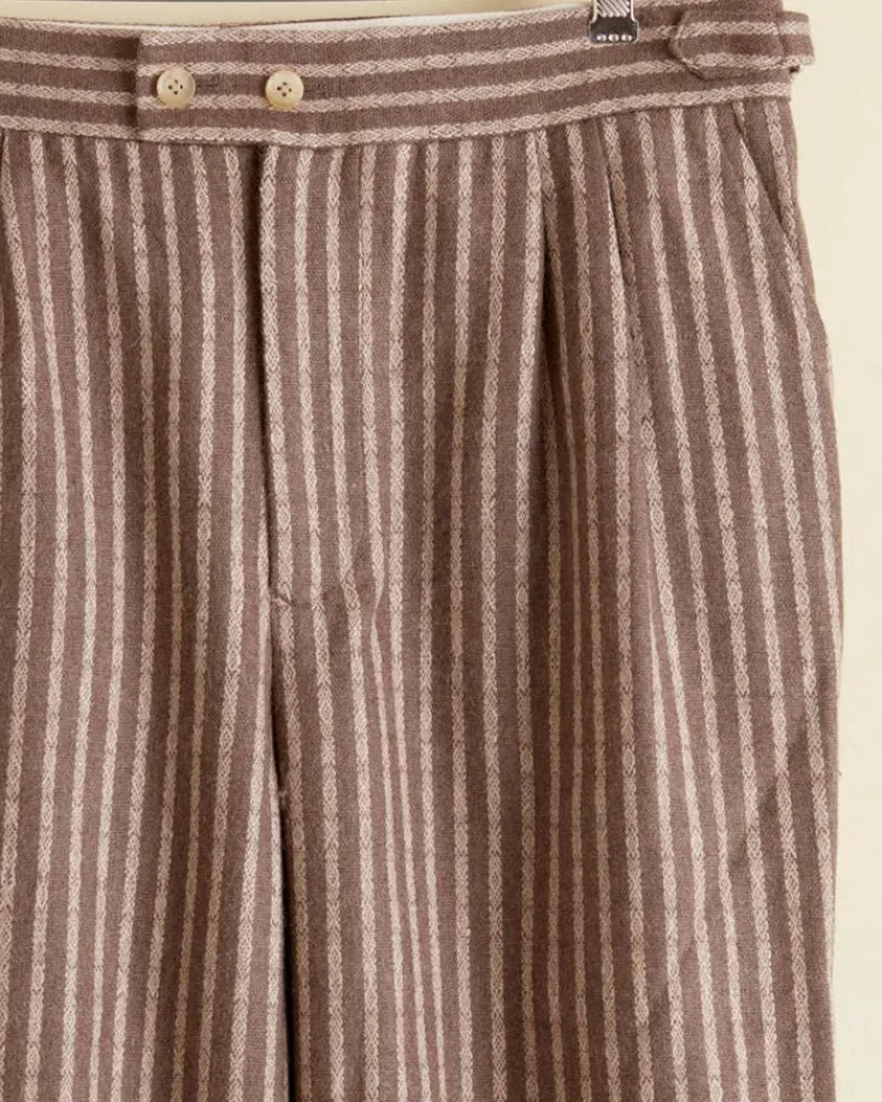 Trousers & Pants<BODE Maple Bark Stripe Trousers Multi