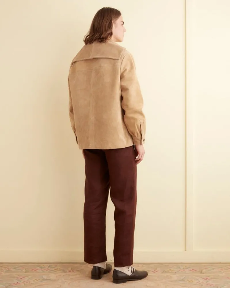 Outerwear<BODE Mariners Suede Jacket Tan