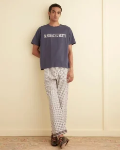 Cut & Sew<BODE Massachusetts Tee Navy